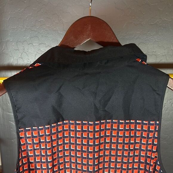 Chic Black and Red Sleeveless Dress - Picture 5 of 8